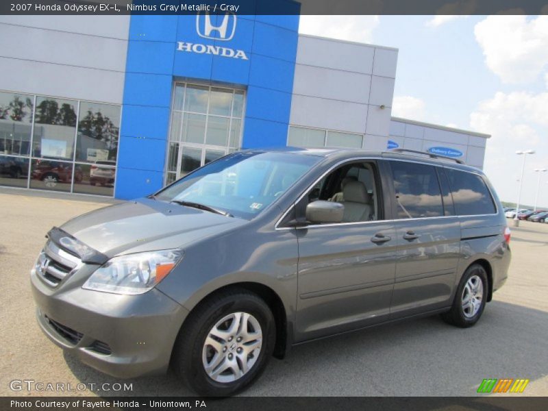 Nimbus Gray Metallic / Gray 2007 Honda Odyssey EX-L