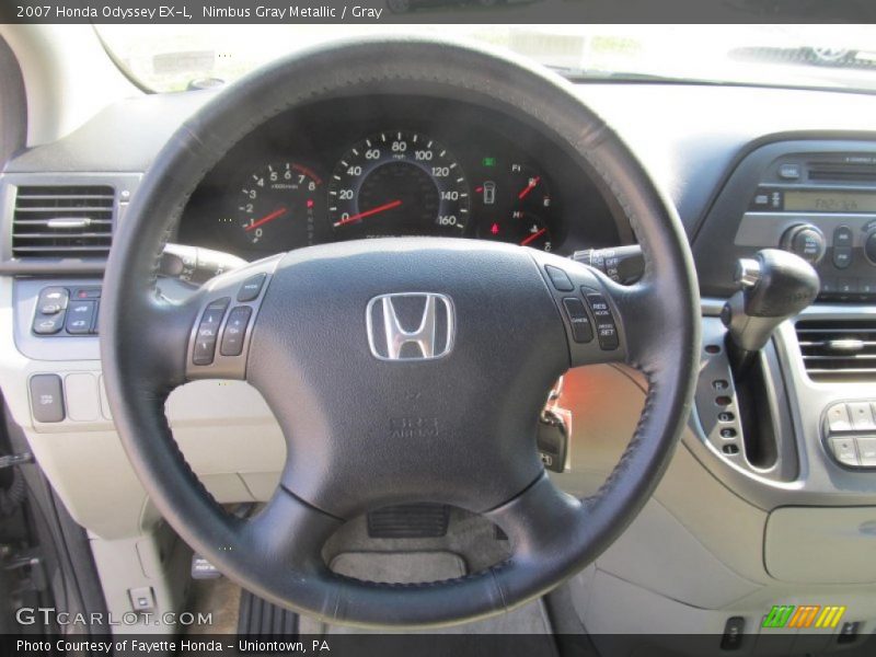 Nimbus Gray Metallic / Gray 2007 Honda Odyssey EX-L