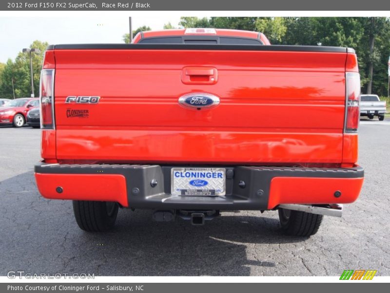 Race Red / Black 2012 Ford F150 FX2 SuperCab