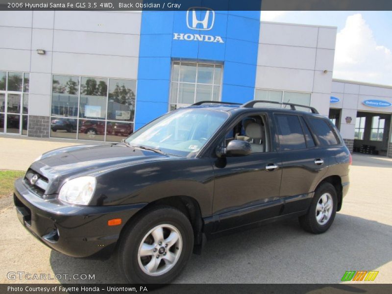 Black Obsidian / Gray 2006 Hyundai Santa Fe GLS 3.5 4WD
