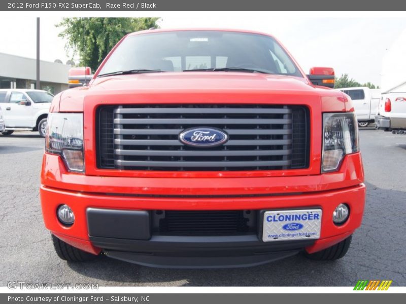 Race Red / Black 2012 Ford F150 FX2 SuperCab