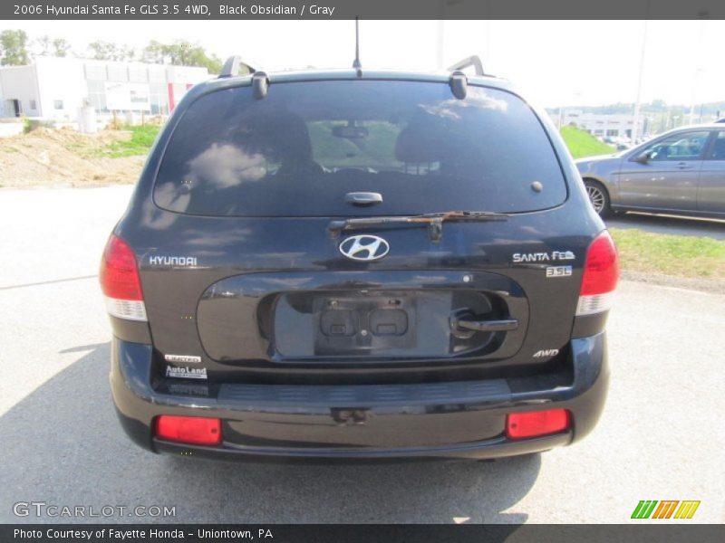 Black Obsidian / Gray 2006 Hyundai Santa Fe GLS 3.5 4WD