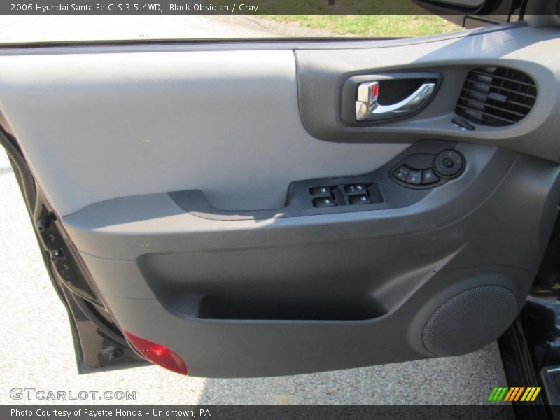 Black Obsidian / Gray 2006 Hyundai Santa Fe GLS 3.5 4WD