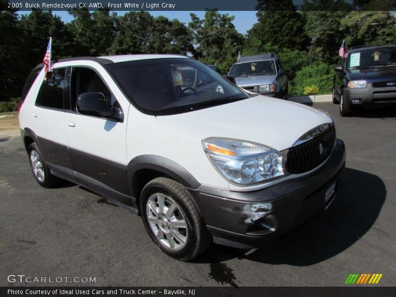 Frost White / Light Gray 2005 Buick Rendezvous CX AWD