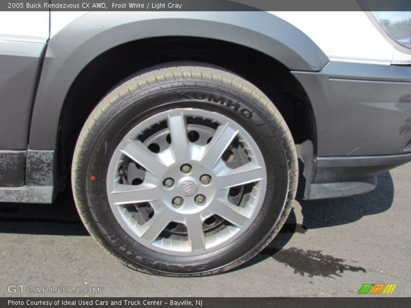 Frost White / Light Gray 2005 Buick Rendezvous CX AWD