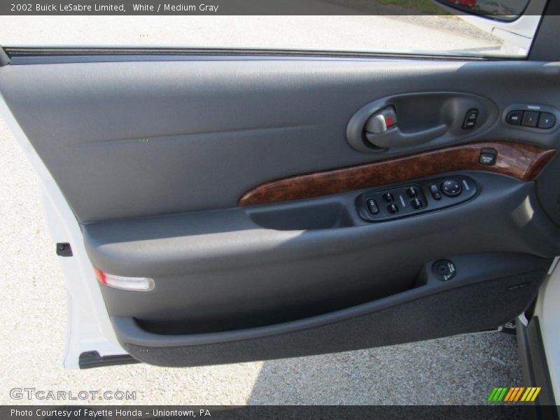 White / Medium Gray 2002 Buick LeSabre Limited