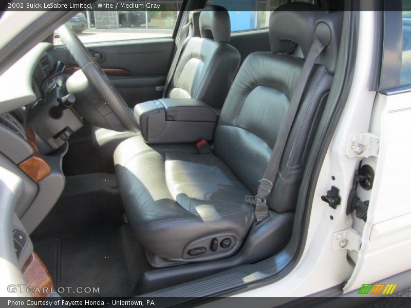White / Medium Gray 2002 Buick LeSabre Limited