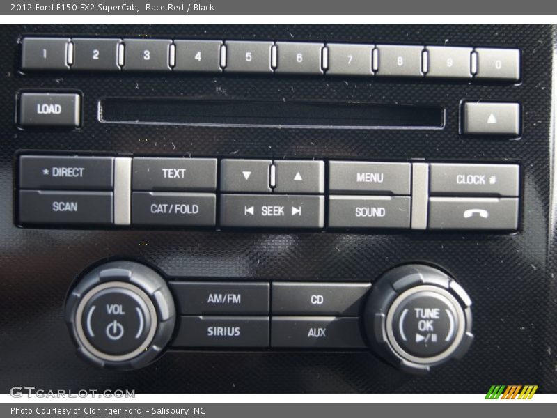 Controls of 2012 F150 FX2 SuperCab