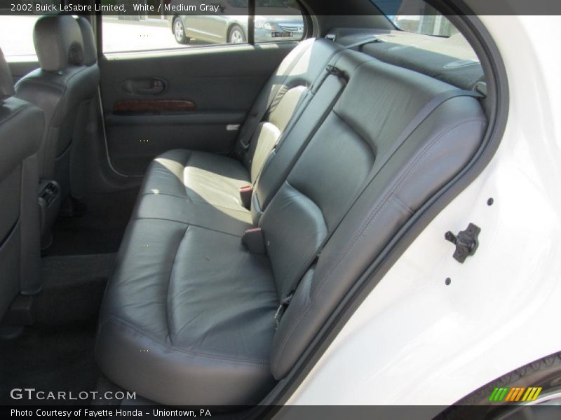 White / Medium Gray 2002 Buick LeSabre Limited