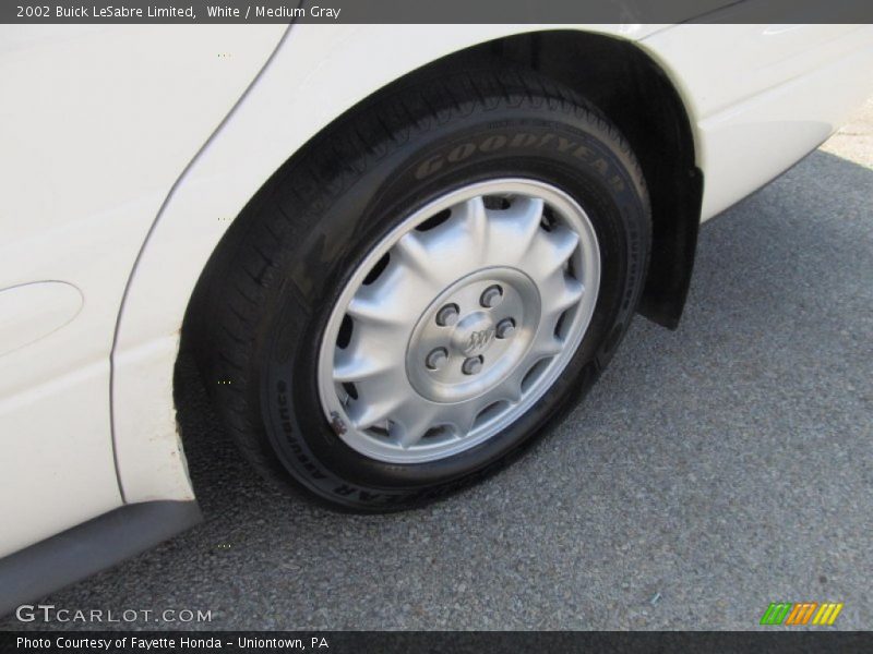 White / Medium Gray 2002 Buick LeSabre Limited
