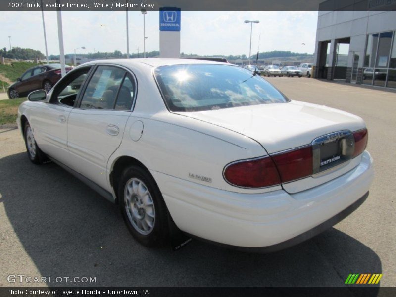 White / Medium Gray 2002 Buick LeSabre Limited