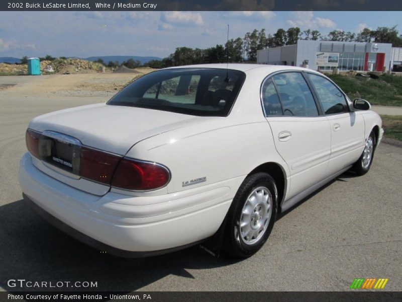 White / Medium Gray 2002 Buick LeSabre Limited