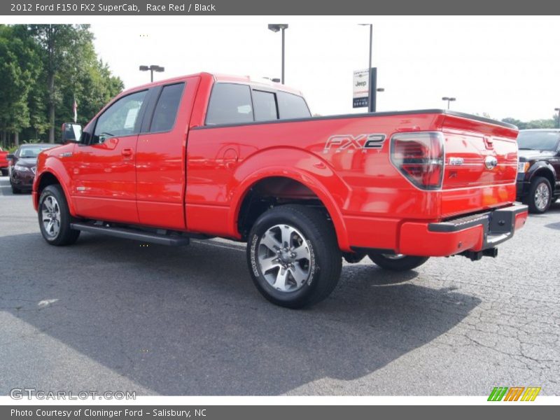 Race Red / Black 2012 Ford F150 FX2 SuperCab