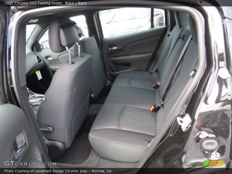 Black / Black 2012 Chrysler 200 Touring Sedan