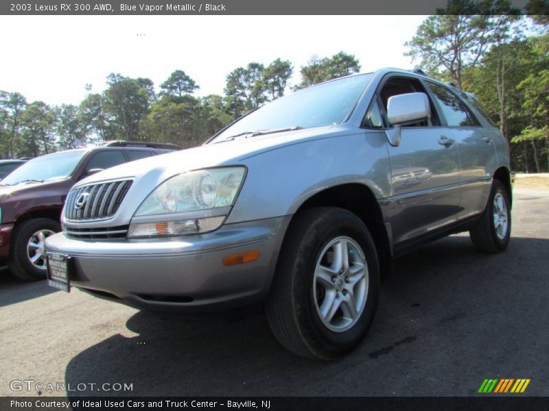 Blue Vapor Metallic / Black 2003 Lexus RX 300 AWD