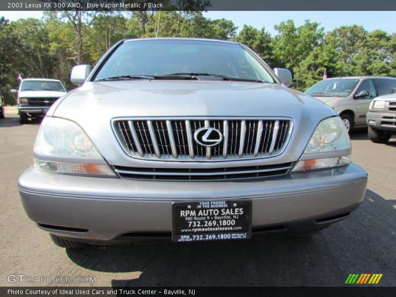 Blue Vapor Metallic / Black 2003 Lexus RX 300 AWD