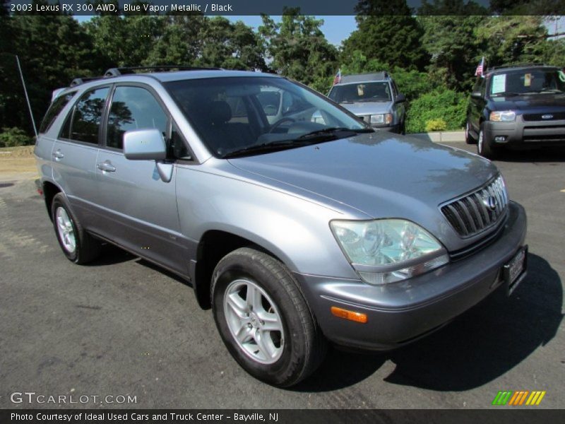 Blue Vapor Metallic / Black 2003 Lexus RX 300 AWD
