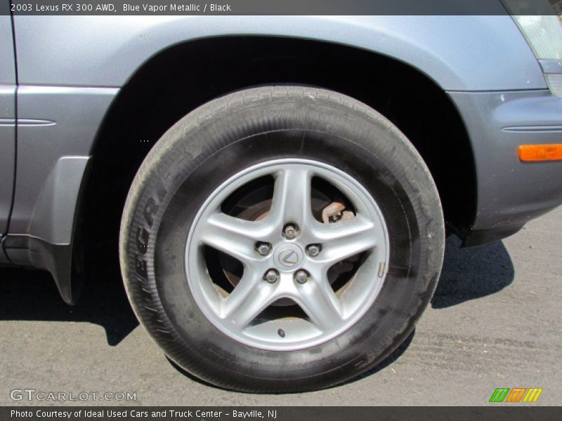 Blue Vapor Metallic / Black 2003 Lexus RX 300 AWD