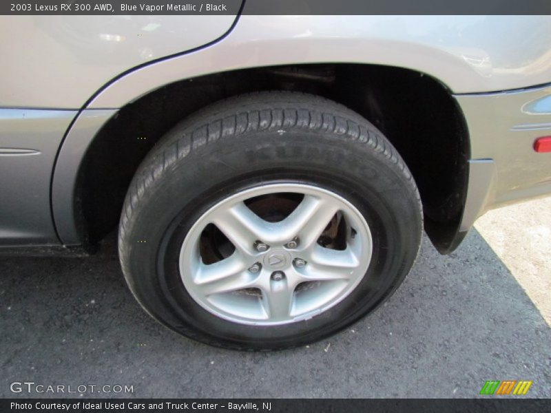 Blue Vapor Metallic / Black 2003 Lexus RX 300 AWD