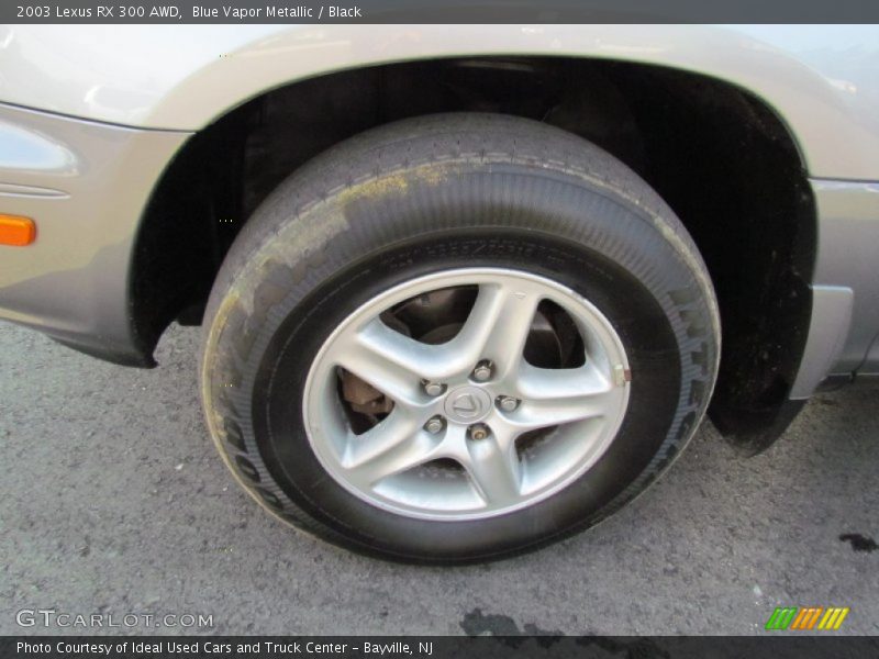 Blue Vapor Metallic / Black 2003 Lexus RX 300 AWD