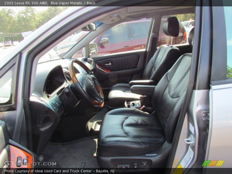 Blue Vapor Metallic / Black 2003 Lexus RX 300 AWD