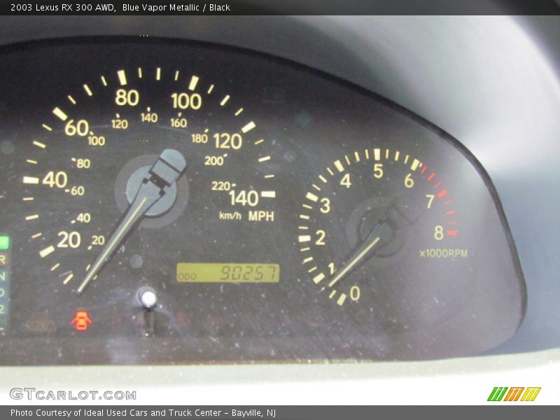 Blue Vapor Metallic / Black 2003 Lexus RX 300 AWD