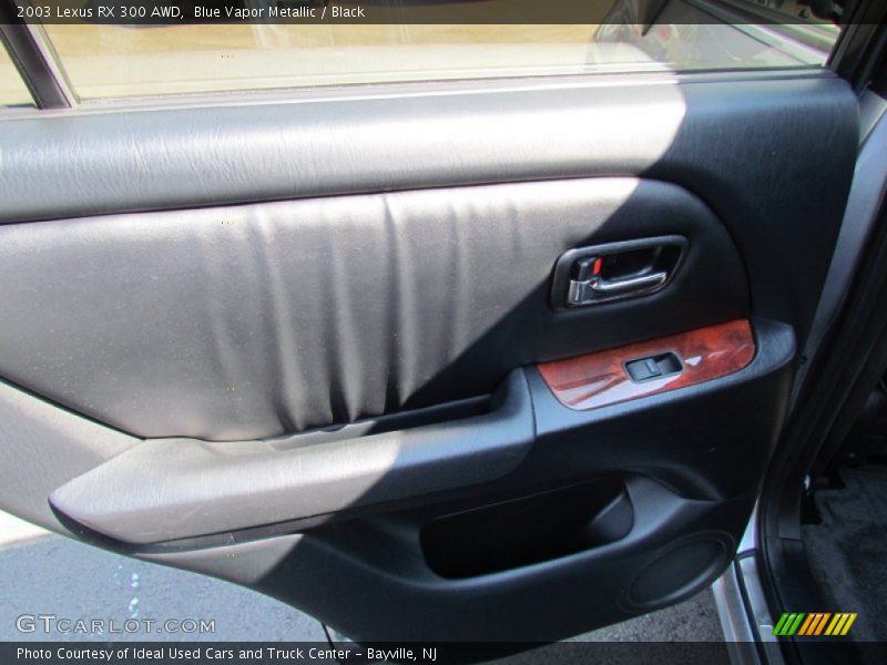 Blue Vapor Metallic / Black 2003 Lexus RX 300 AWD