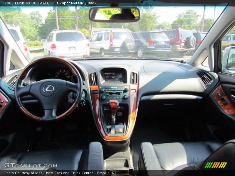 Blue Vapor Metallic / Black 2003 Lexus RX 300 AWD