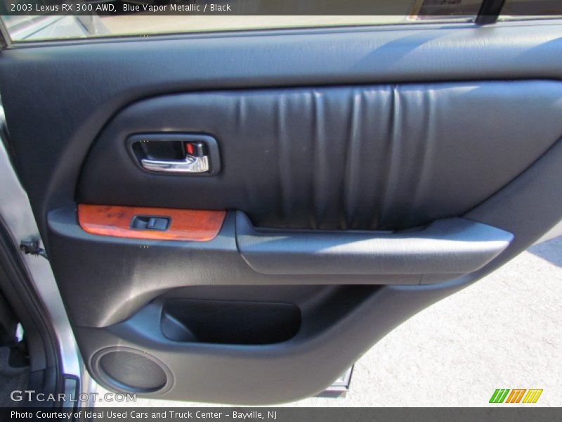 Blue Vapor Metallic / Black 2003 Lexus RX 300 AWD