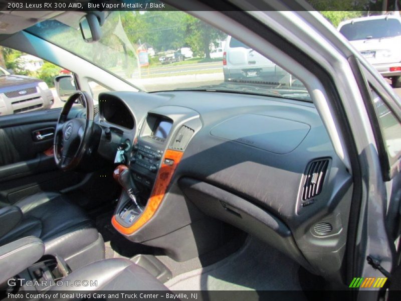 Blue Vapor Metallic / Black 2003 Lexus RX 300 AWD