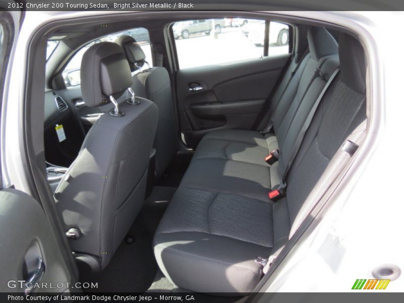 Bright Silver Metallic / Black 2012 Chrysler 200 Touring Sedan