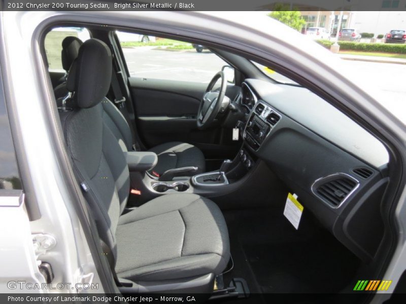 Bright Silver Metallic / Black 2012 Chrysler 200 Touring Sedan