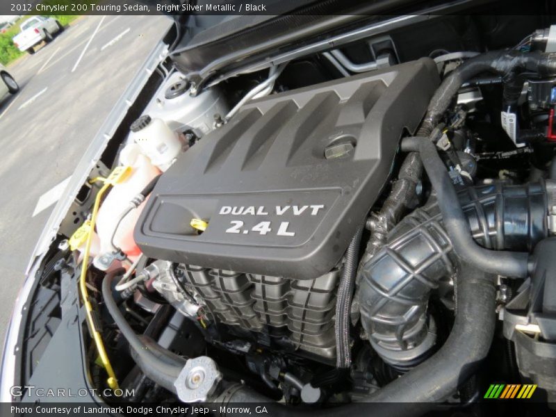 Bright Silver Metallic / Black 2012 Chrysler 200 Touring Sedan