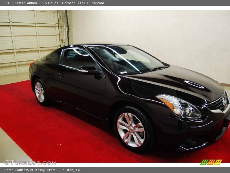 Crimson Black / Charcoal 2012 Nissan Altima 2.5 S Coupe