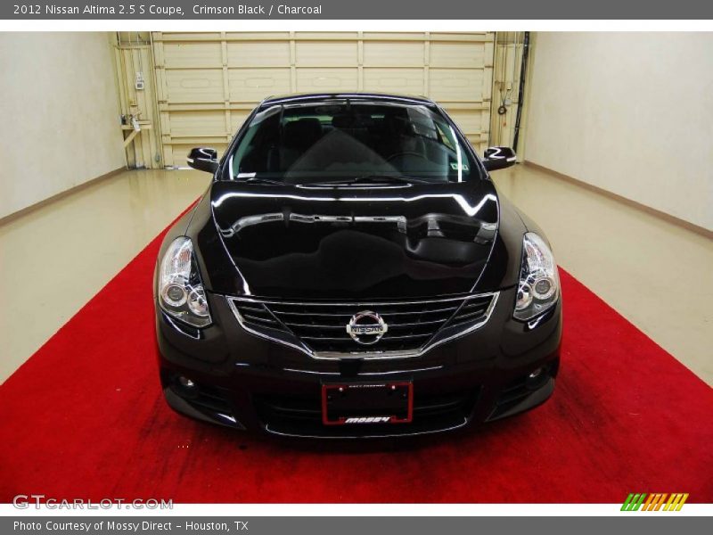 Crimson Black / Charcoal 2012 Nissan Altima 2.5 S Coupe