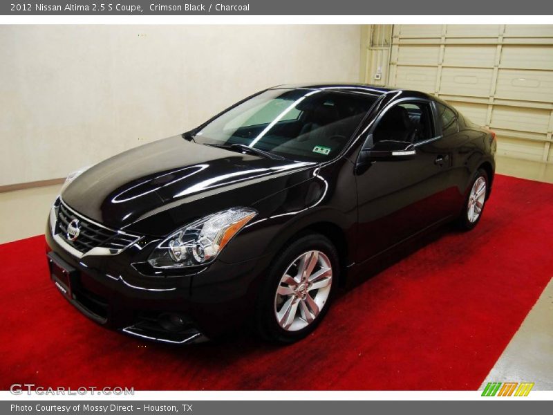Crimson Black / Charcoal 2012 Nissan Altima 2.5 S Coupe