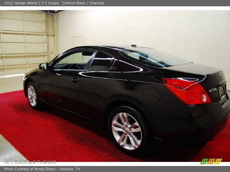 Crimson Black / Charcoal 2012 Nissan Altima 2.5 S Coupe