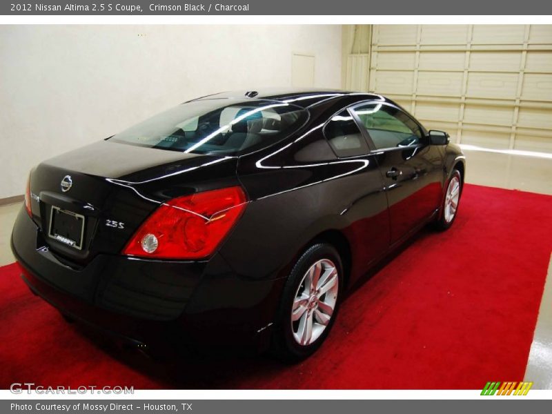 Crimson Black / Charcoal 2012 Nissan Altima 2.5 S Coupe
