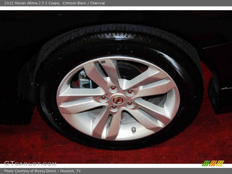 Crimson Black / Charcoal 2012 Nissan Altima 2.5 S Coupe
