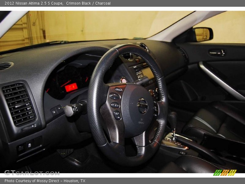 Crimson Black / Charcoal 2012 Nissan Altima 2.5 S Coupe