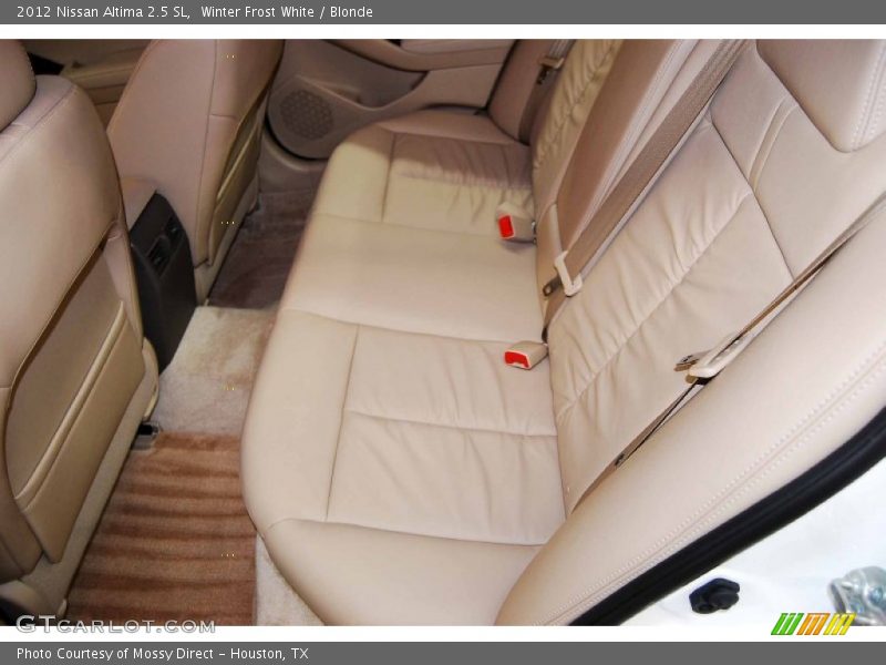 Winter Frost White / Blonde 2012 Nissan Altima 2.5 SL