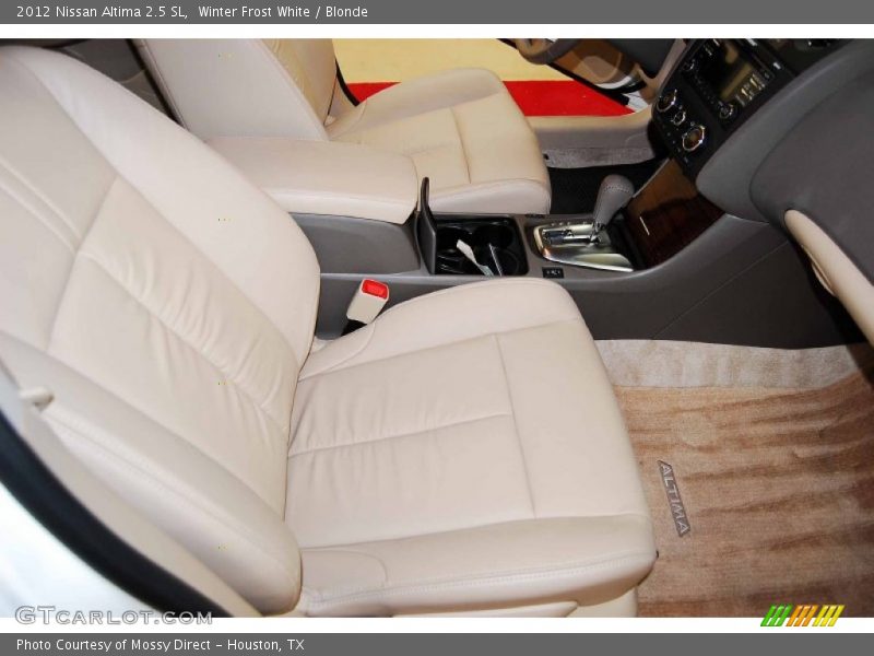Winter Frost White / Blonde 2012 Nissan Altima 2.5 SL