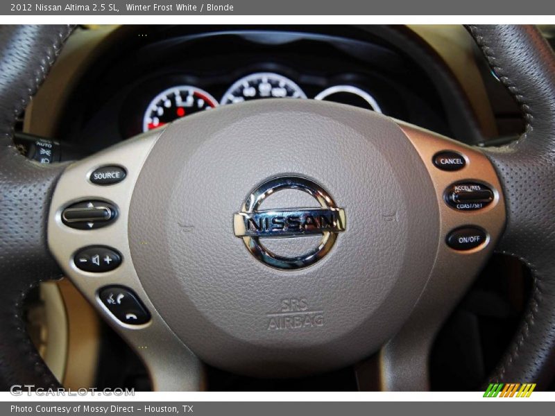 Winter Frost White / Blonde 2012 Nissan Altima 2.5 SL