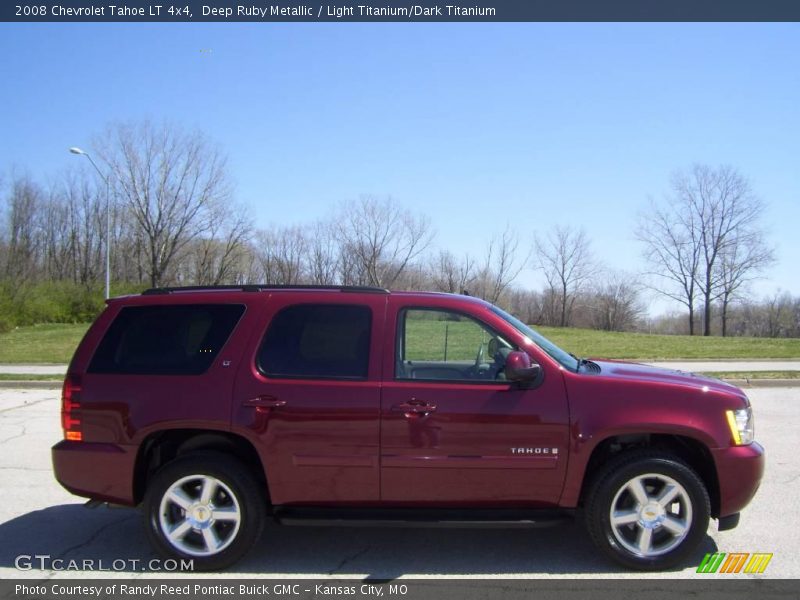 Deep Ruby Metallic / Light Titanium/Dark Titanium 2008 Chevrolet Tahoe LT 4x4