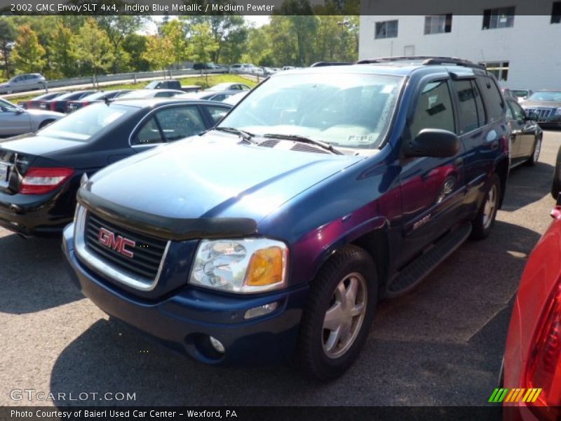 Indigo Blue Metallic / Medium Pewter 2002 GMC Envoy SLT 4x4