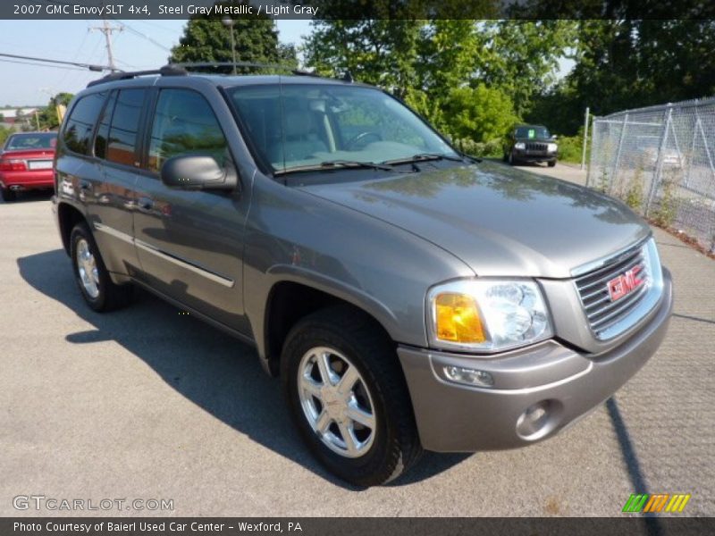 Steel Gray Metallic / Light Gray 2007 GMC Envoy SLT 4x4