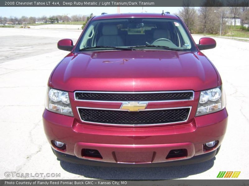 Deep Ruby Metallic / Light Titanium/Dark Titanium 2008 Chevrolet Tahoe LT 4x4