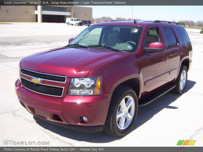 Deep Ruby Metallic / Light Titanium/Dark Titanium 2008 Chevrolet Tahoe LT 4x4