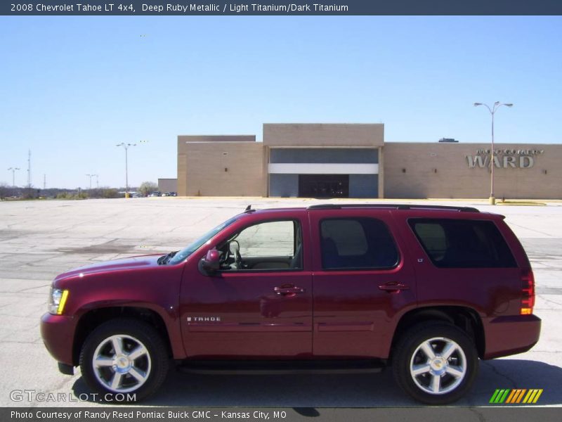 Deep Ruby Metallic / Light Titanium/Dark Titanium 2008 Chevrolet Tahoe LT 4x4