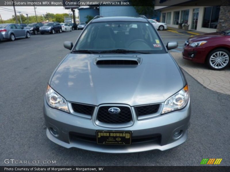 Crystal Gray Metallic / Anthracite Black 2007 Subaru Impreza WRX Wagon